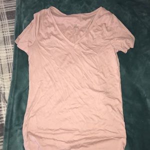 Light pink v neck